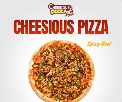 Cheesious Pizza Fresh and Flavorful